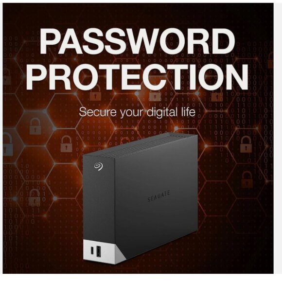 Seagate One Touch 8 TB Hub Desktop External Hard Drive HD USB-C USB 3.0 Ports... - Picture 4 of 10